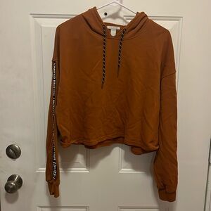 Cropped Orange Hoodie